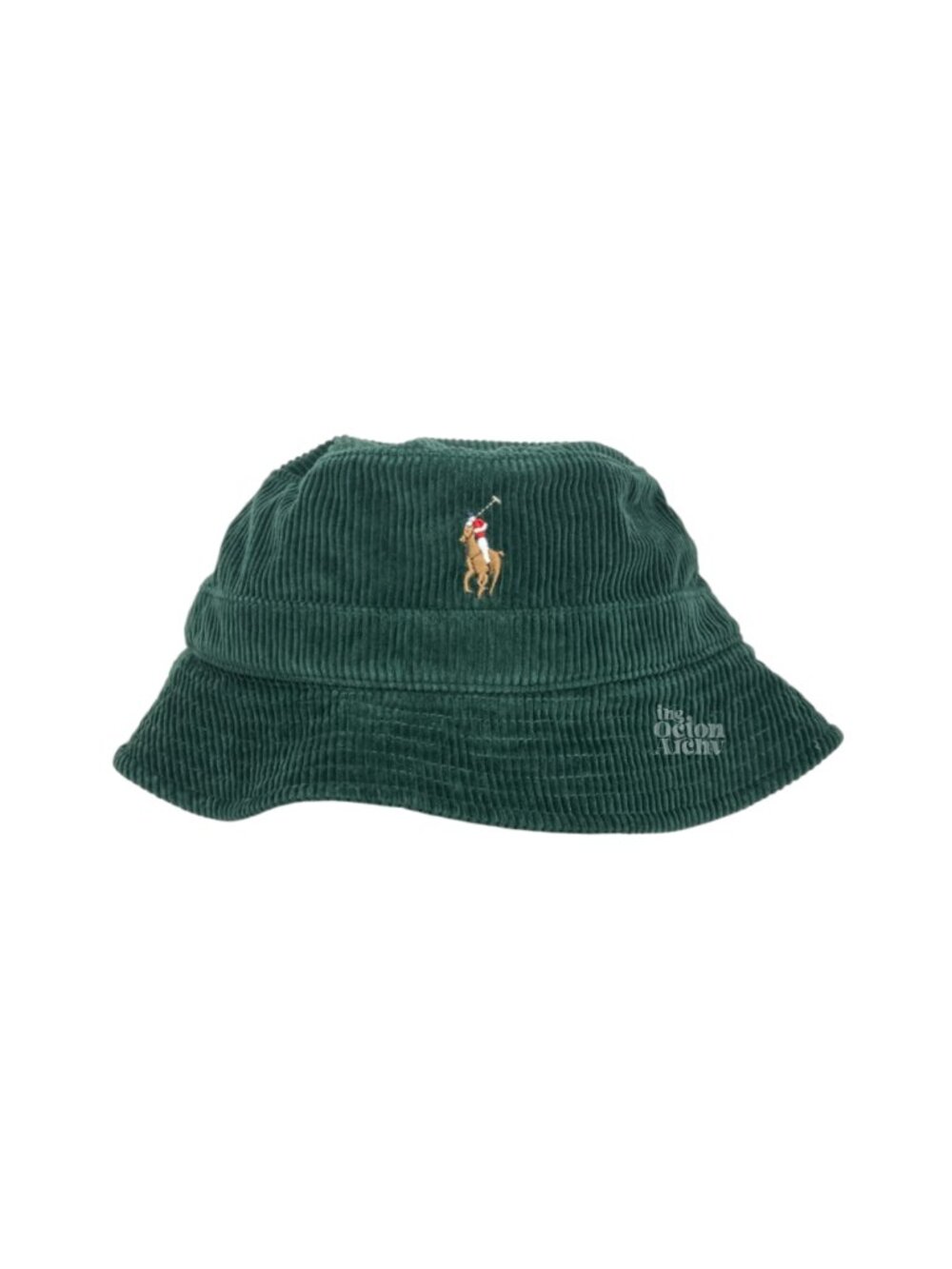 Polo Ralph Lauren Corduroy Bucket Hat 'College Green' 710880783008 Size S/M NWT